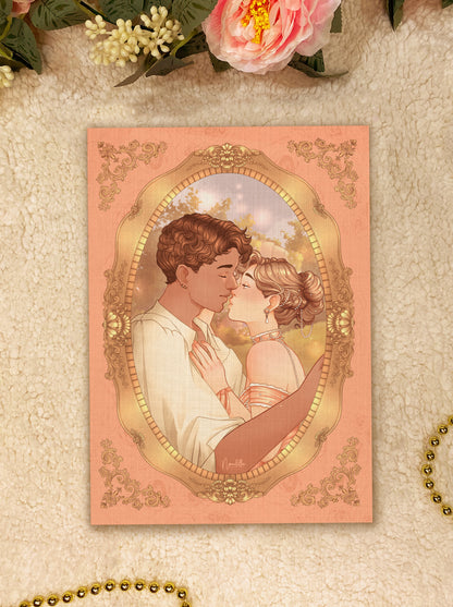 Custom Art Princess Core Couples Postcard