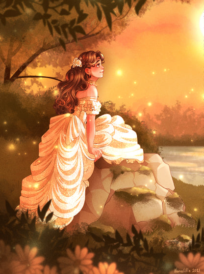 Sunset Princess Print