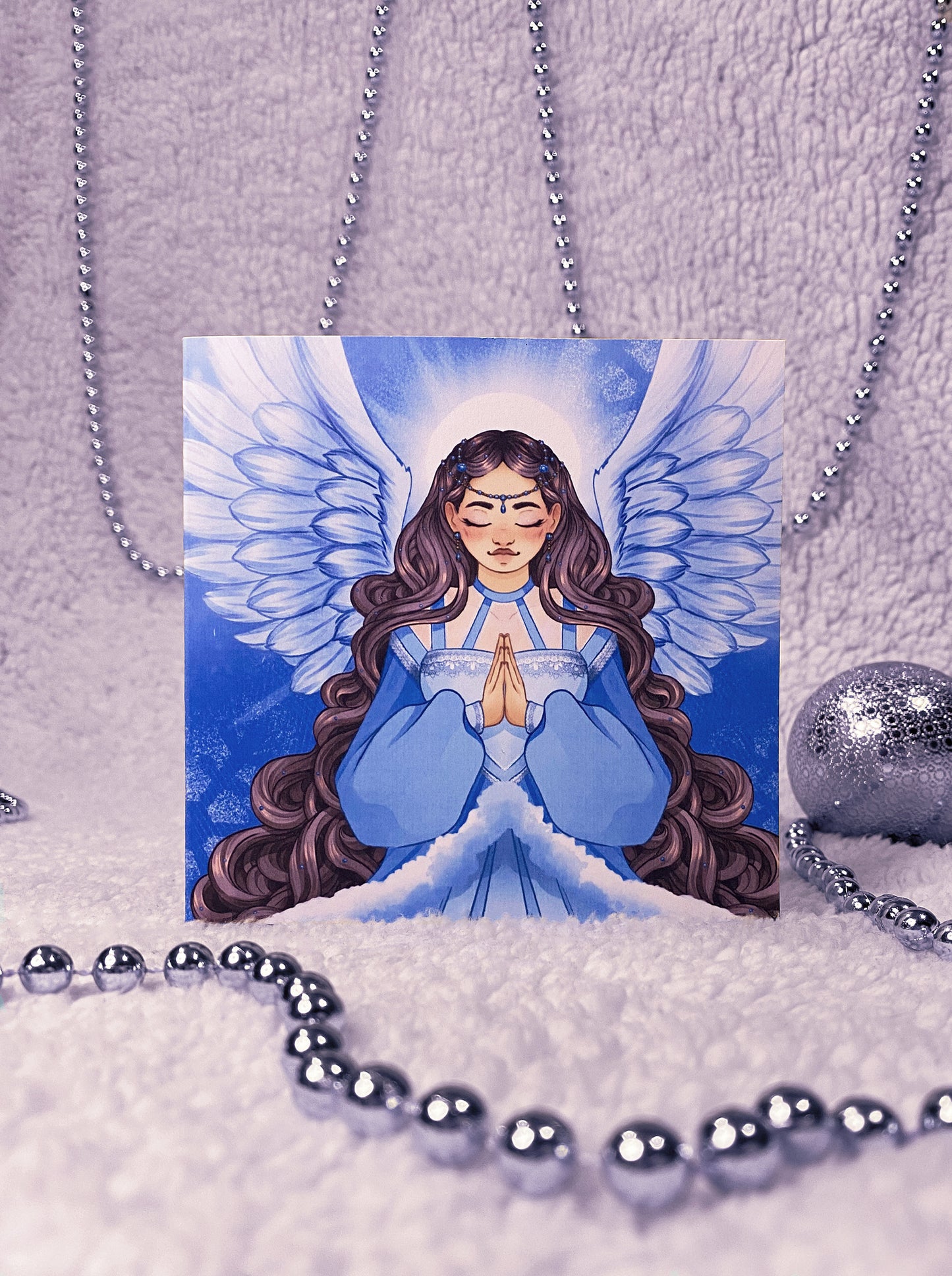 Ice Angel Greeting Card