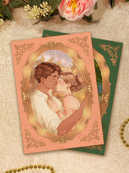 Custom Art Princess Core Couples Postcard