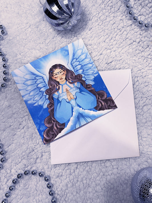 Ice Angel Greeting Card