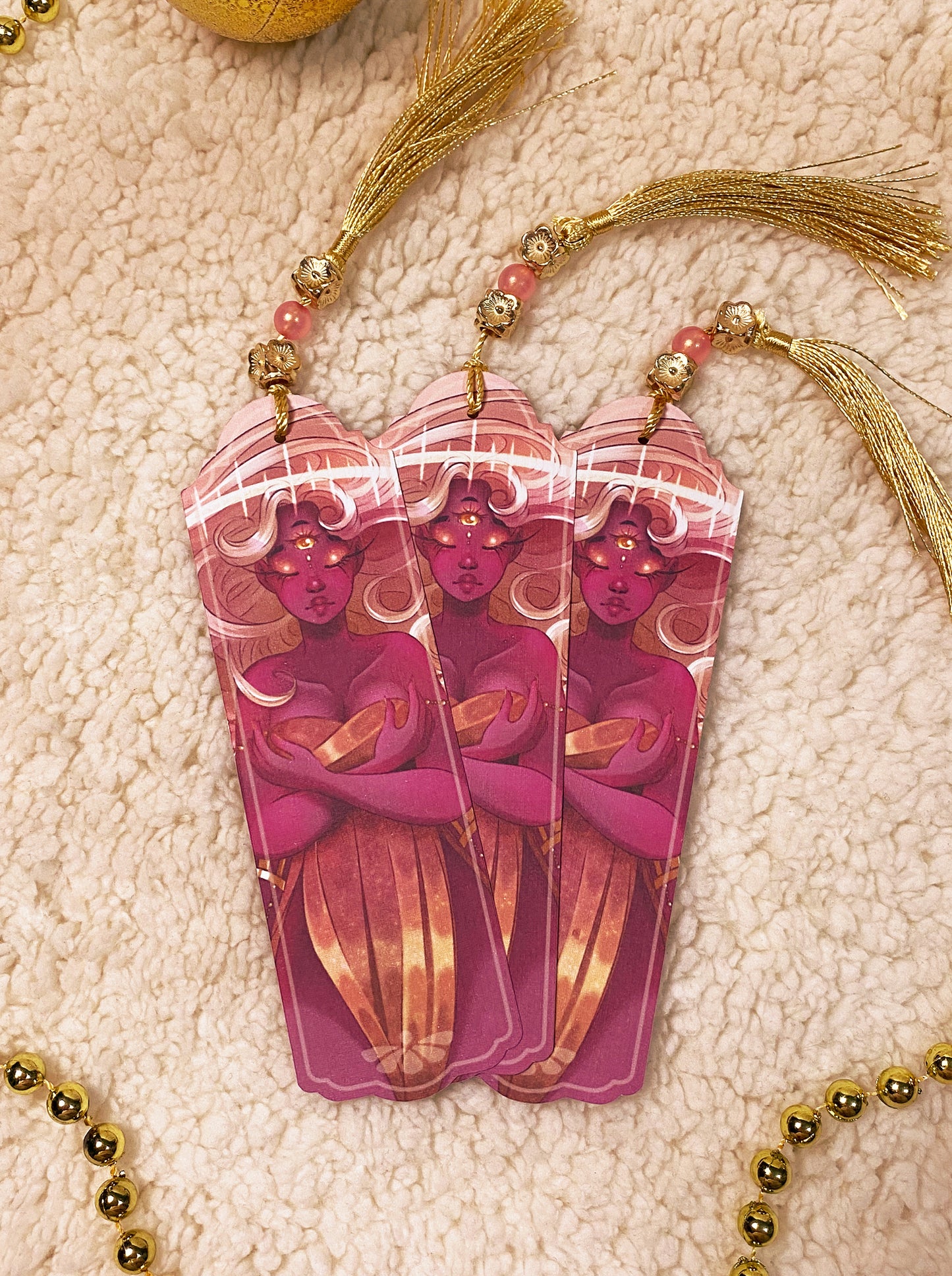 Golden Goddess Bookmark