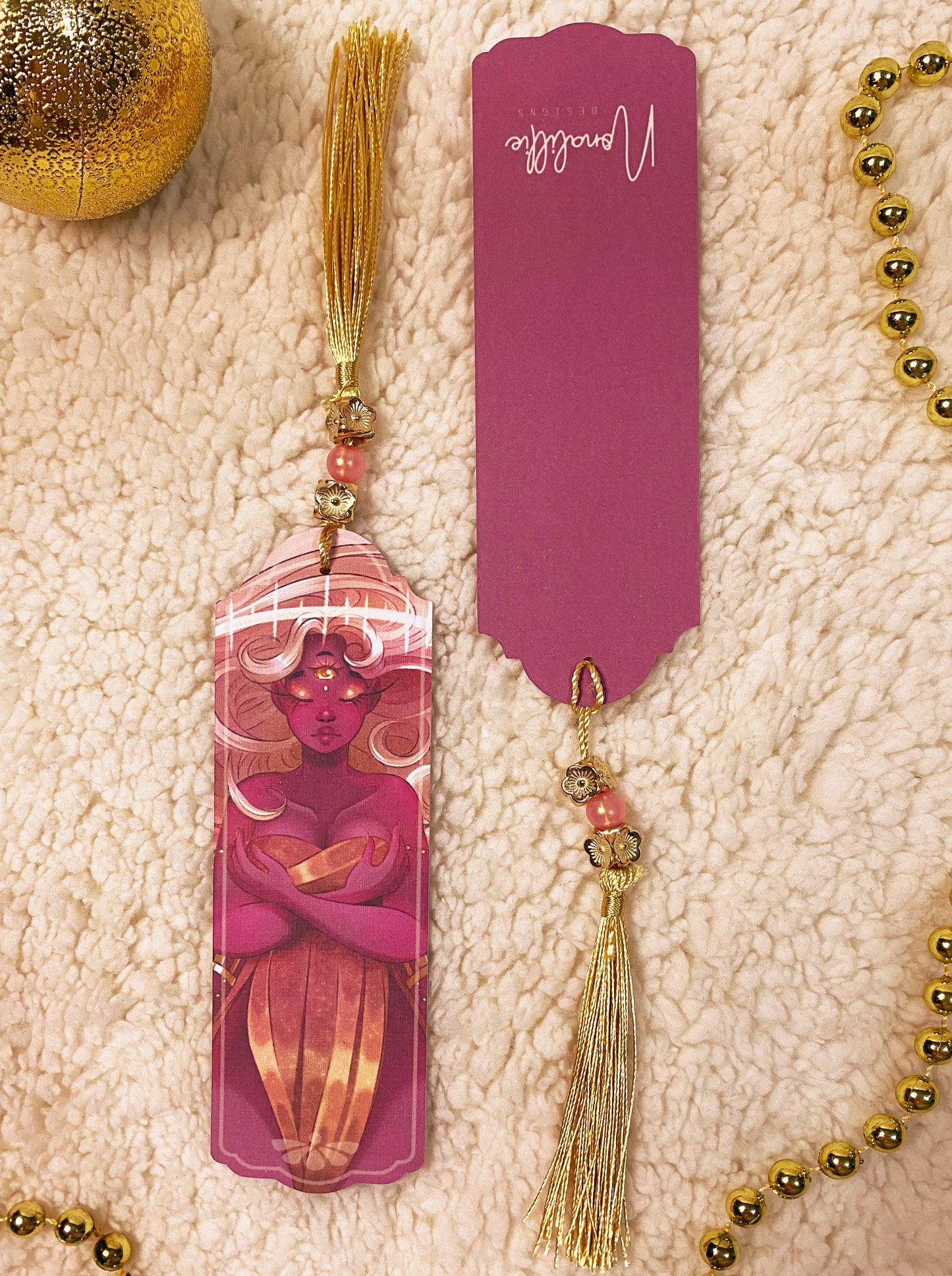 Golden Goddess Bookmark