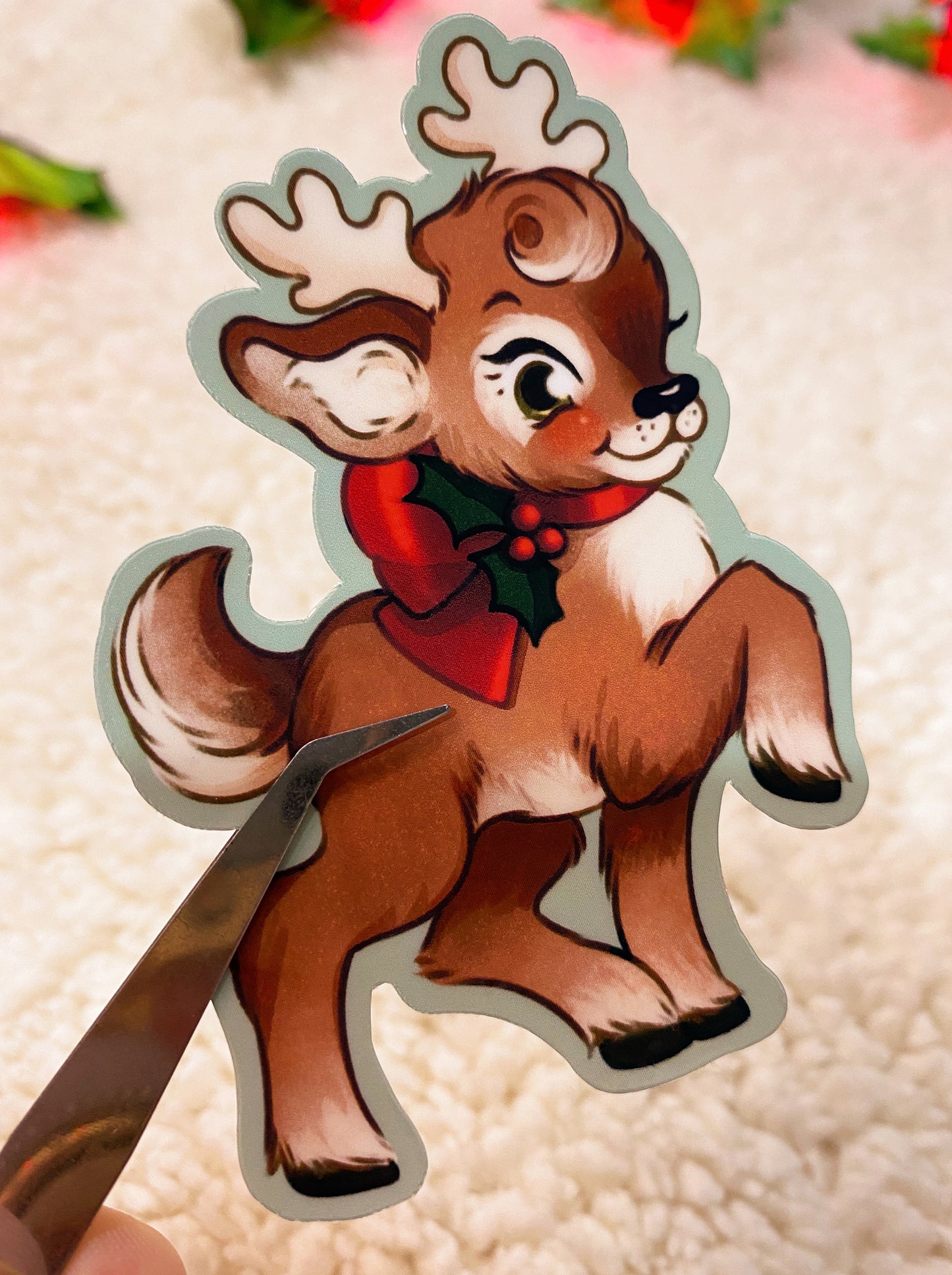 Christmas Reindeer Sticker